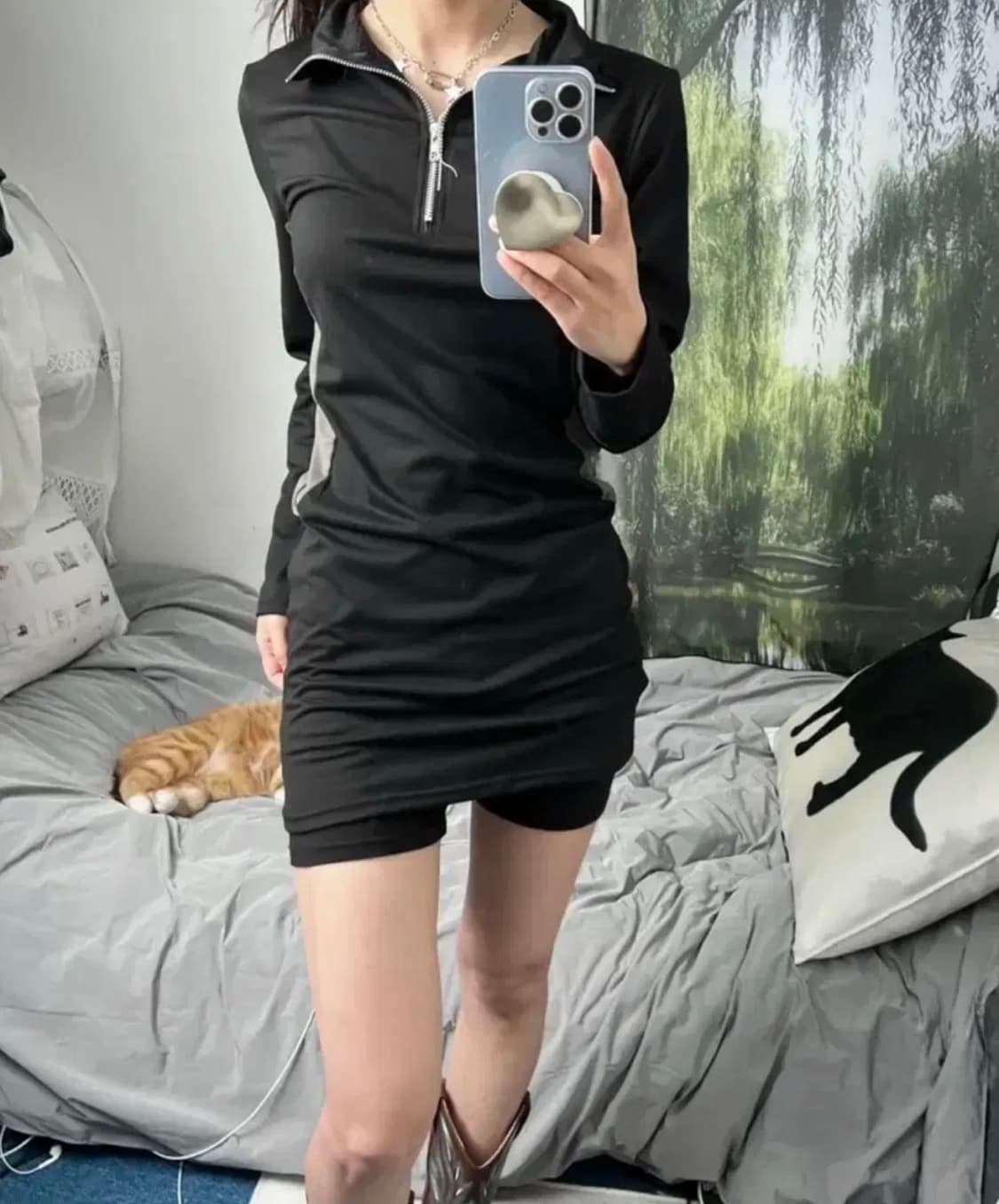 슬림 집업 side slim zip up 상품이미지2