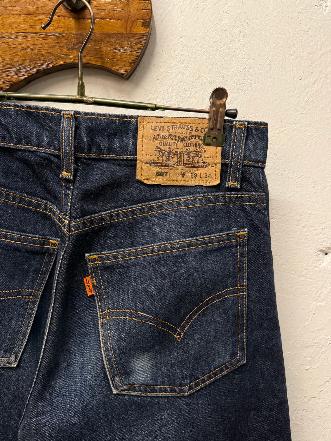 Levi's 607 Orange Tab Straight Denim Pan 상품이미지3