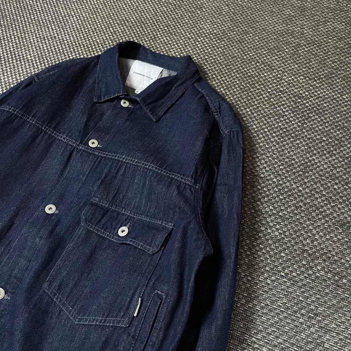 에스피오나지 진청 원포켓 데님 셔츠 자켓 XL 상품이미지5
