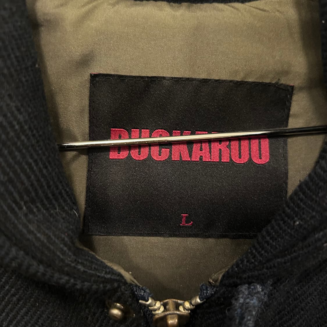 버커루 덕다운 배색 울 포켓 조끼 패딩 상품이미지3