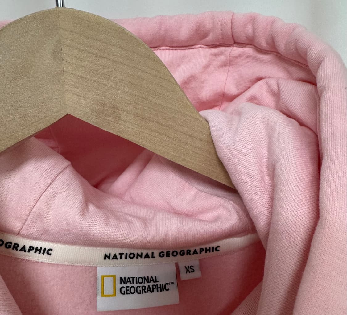 내셔널지오그래픽 핑크 기모후드티 상품이미지9