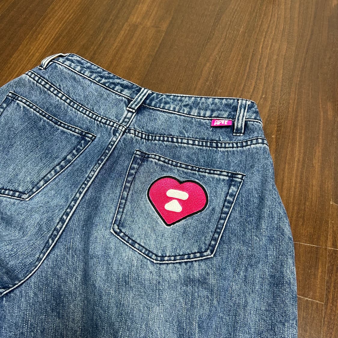 에이프 (베이프) 우먼 데님 카고 팬츠 상품이미지1