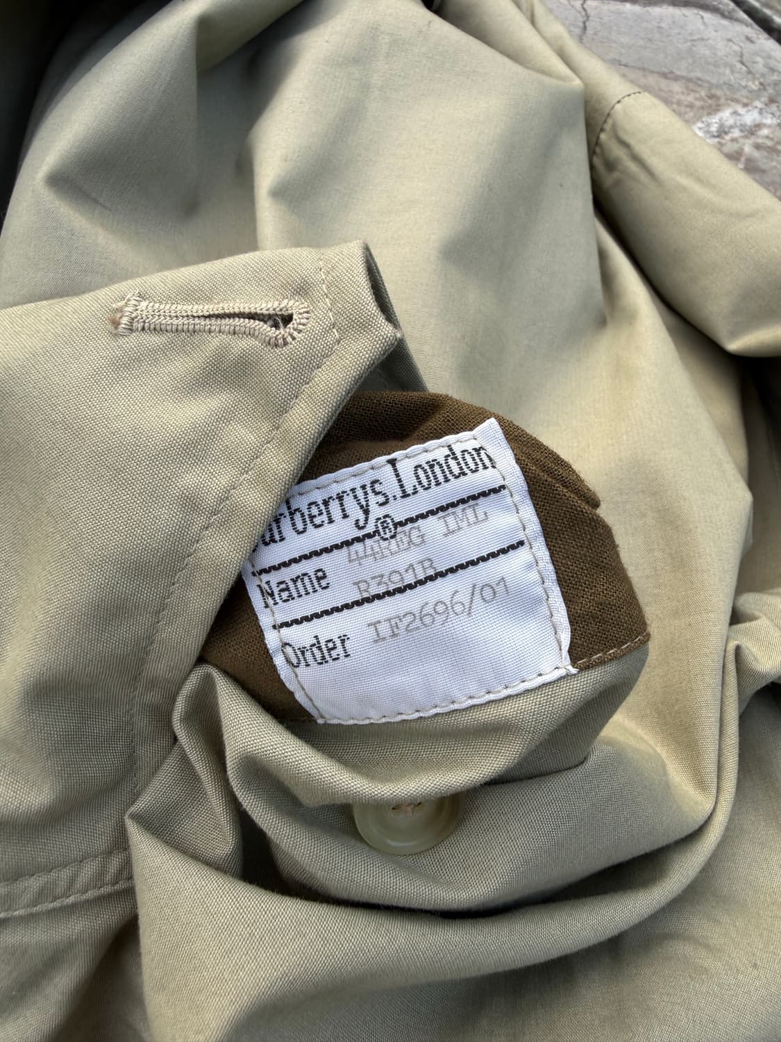 Burberry 90s 버버리 크레스트로고 블루종 자켓 상품이미지5