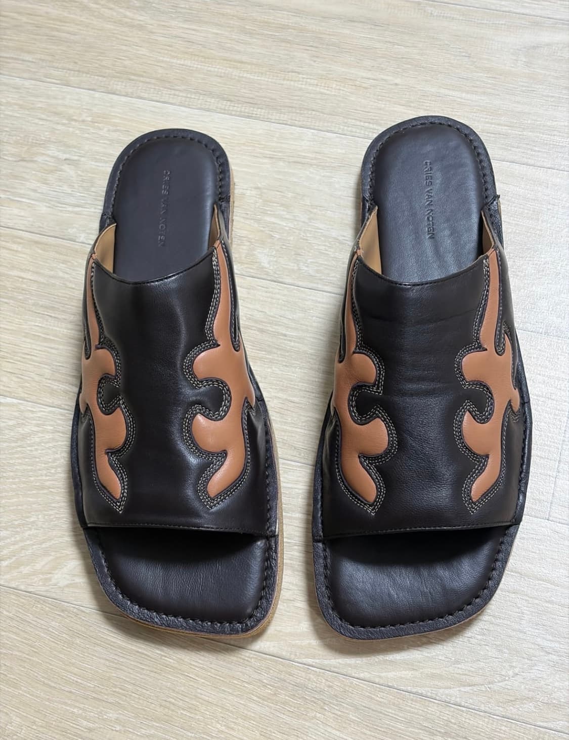 드리스반노튼 카우보이 웨스턴 슬라이드 샌들 상품이미지6