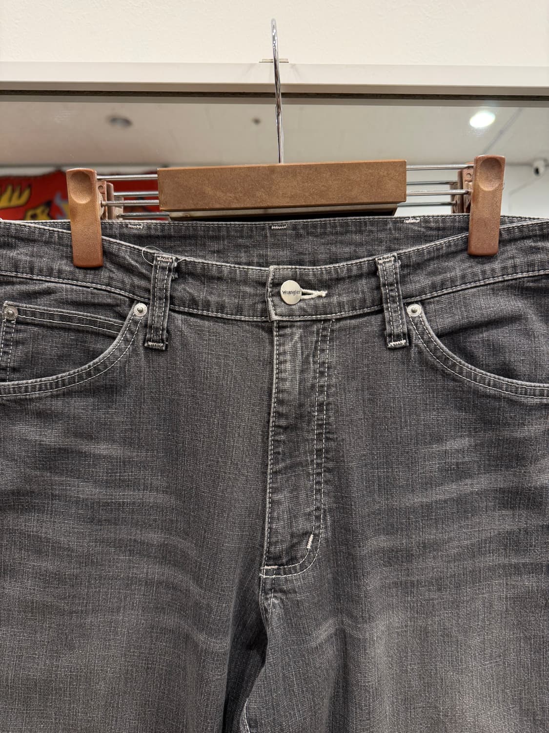 Wrangler 랭글러 흑청 데님 팬츠 (31inch) 상품이미지2