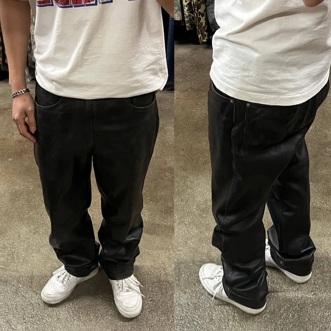 빈티지 가죽 팬츠 (32“) 상품이미지6