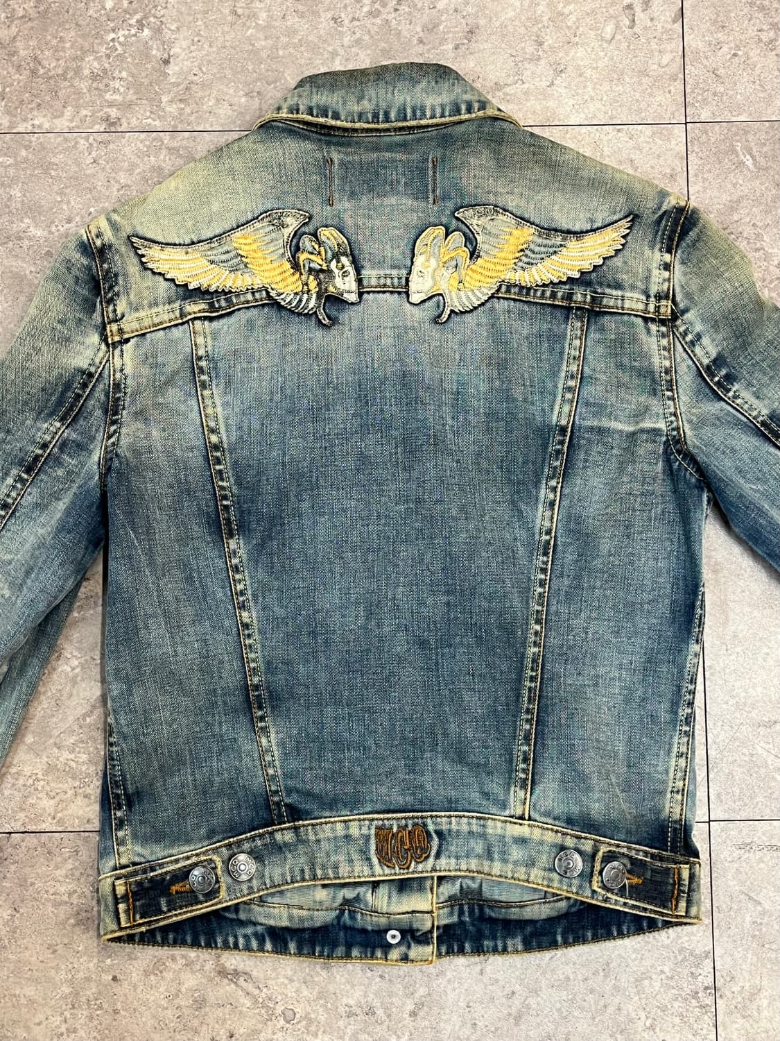 알렉산더 맥퀸 자수 데님자켓 38 #csz2454 상품이미지6