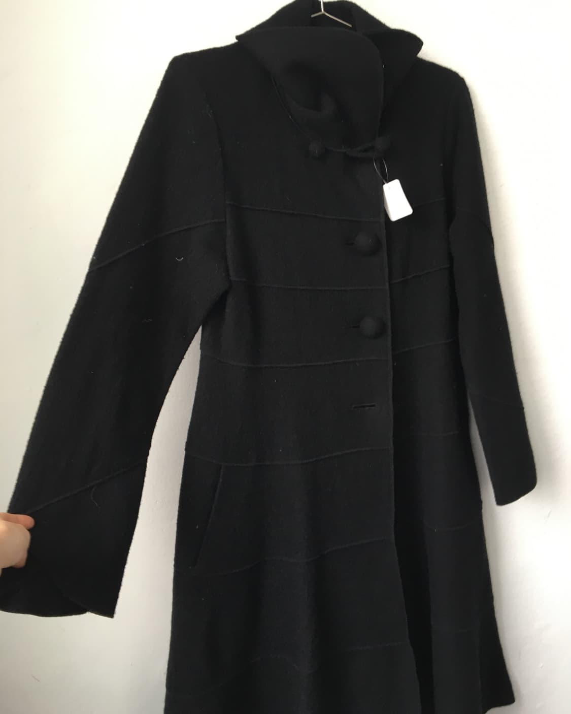 Line detail collar point coaat 상품이미지3