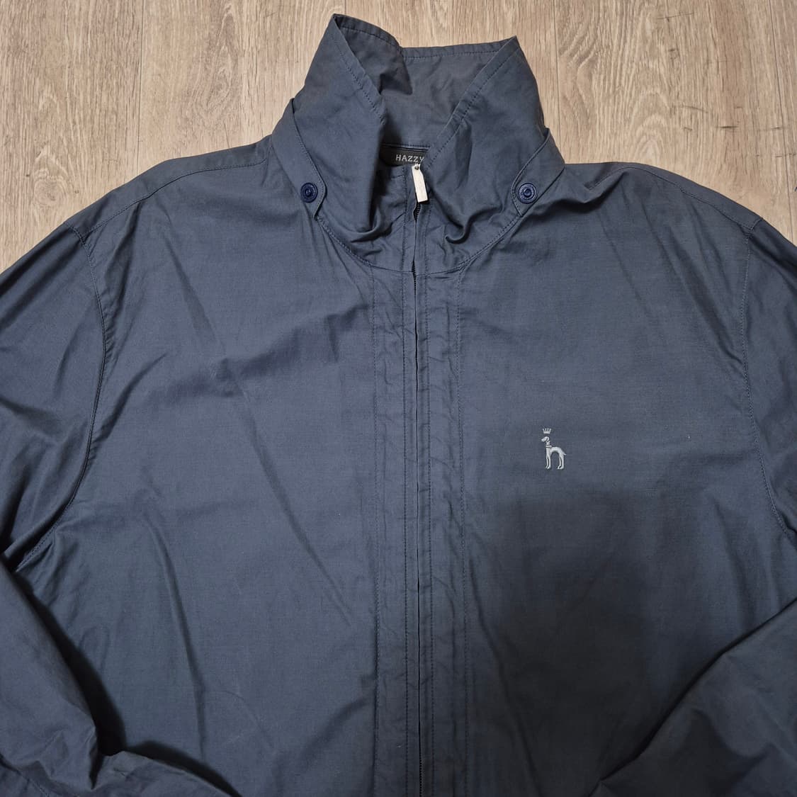 헤지스 자수로고 바람막이 집업자켓 상품이미지2