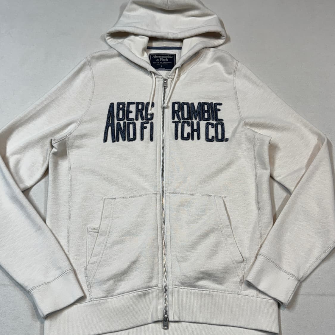 L) 아베크롬비 스펠로고 2way 후드집업 상품이미지2