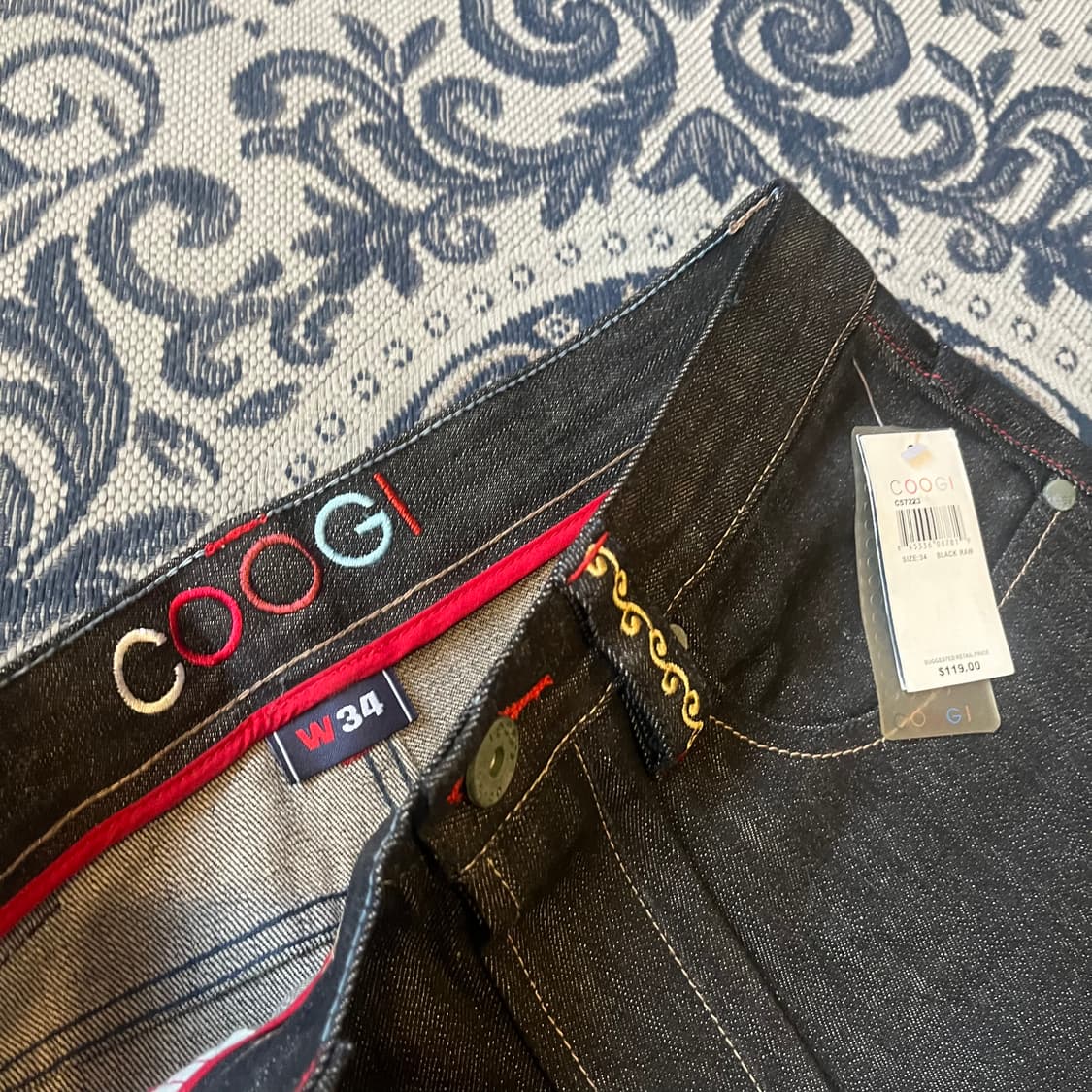34 COOGI 데님 하프 팬츠/W2378 상품이미지5