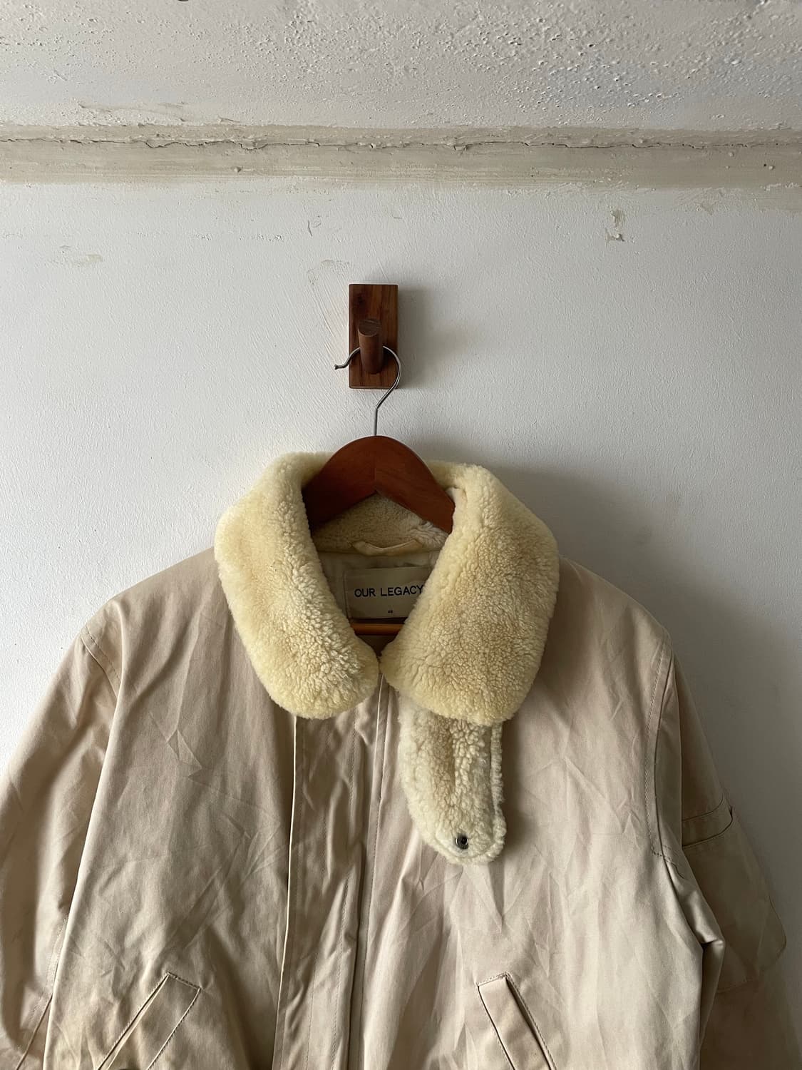 Our Legacy Vintage Shearling Collar 붐버 상품이미지1