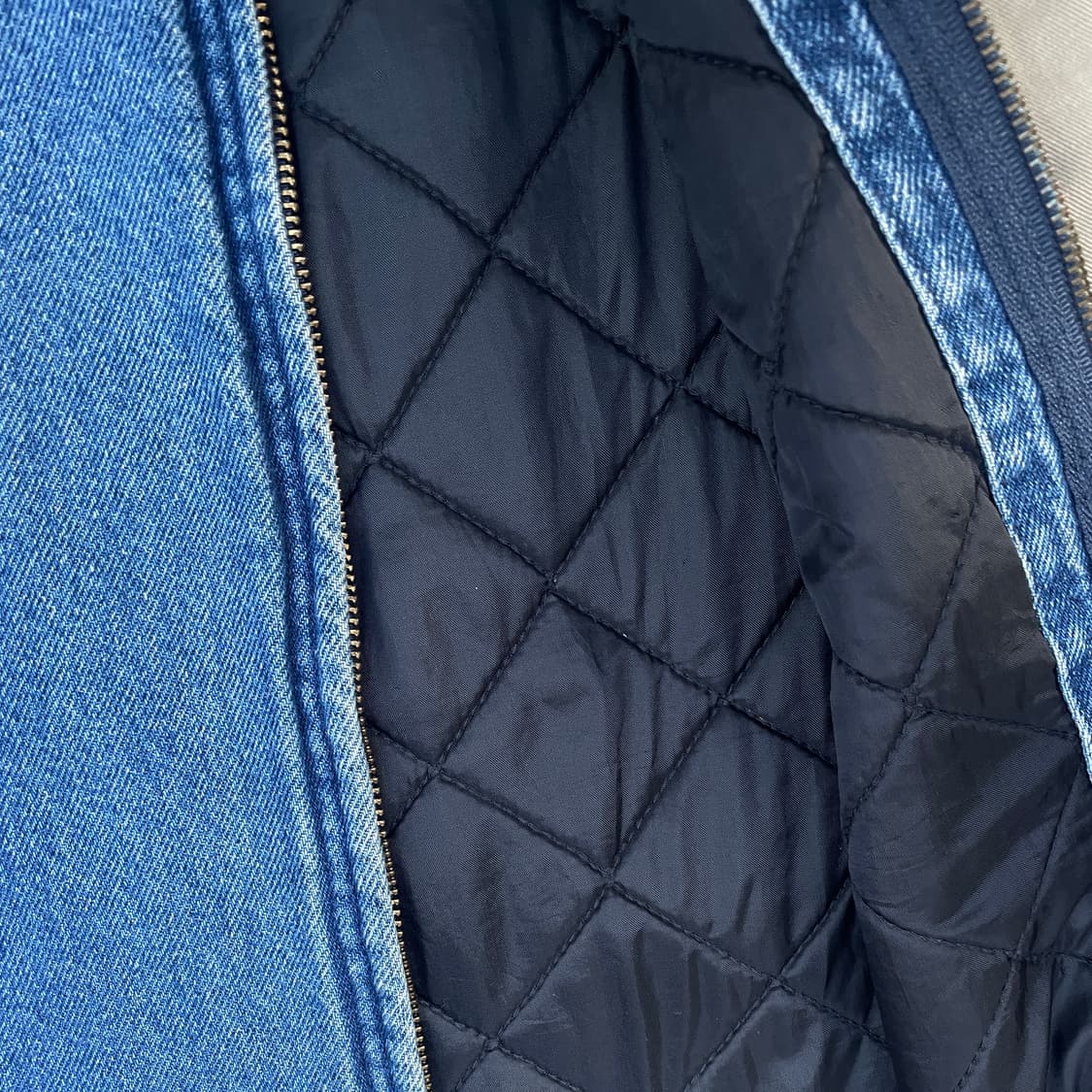 90s 디키즈 올드스쿨 데님 바시티 워크자켓 XL XXL 상품이미지5