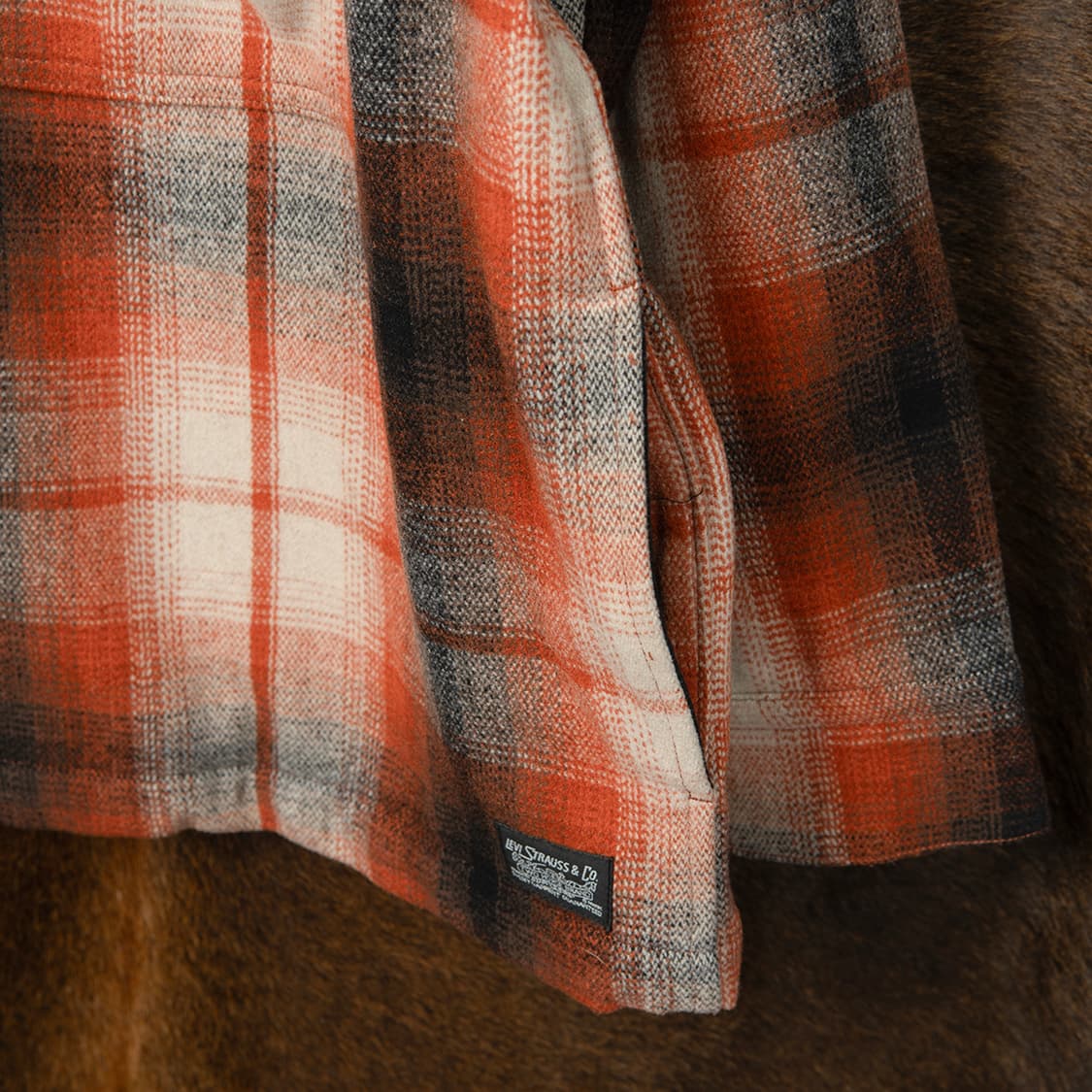 [110~120] 리바이스 21FW 옴브레체크 쵸어코트  상품이미지5