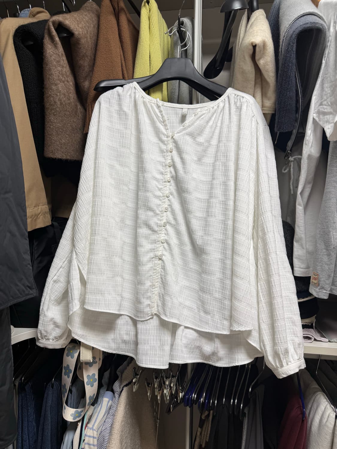 핀턱 여리여리 블라우스(새상품) 상품이미지1