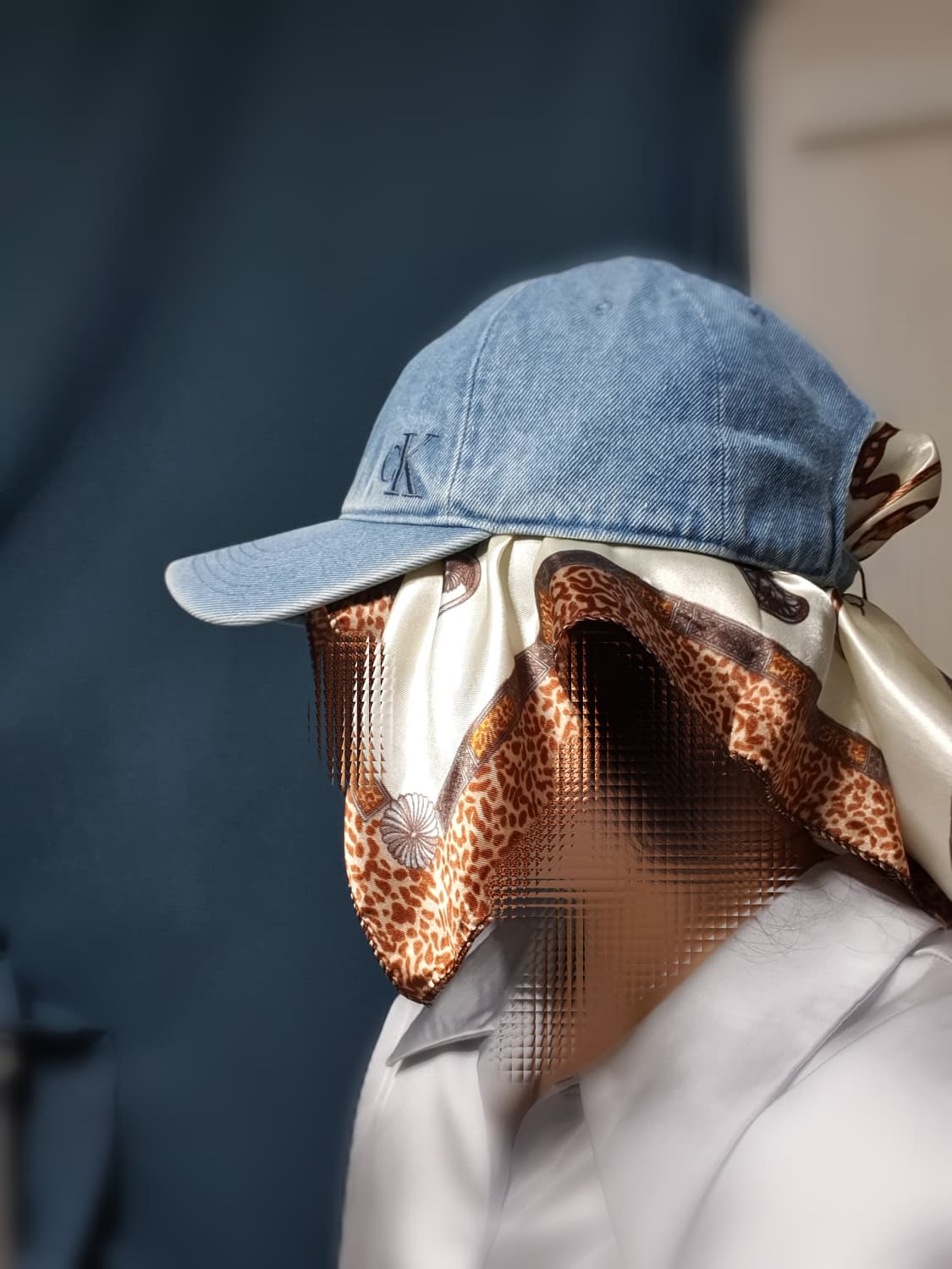 데님블루 CK 캘빈클라인 워싱 데님 볼캡 모자 상품이미지10