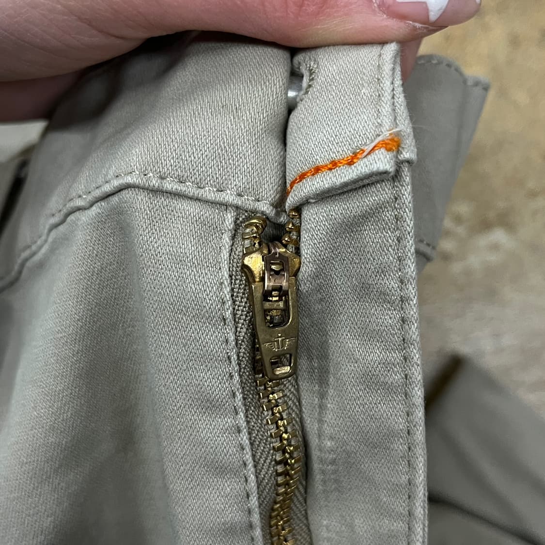 [정품] 다커스 슬림핏 베이지색 바지 b10 상품이미지5