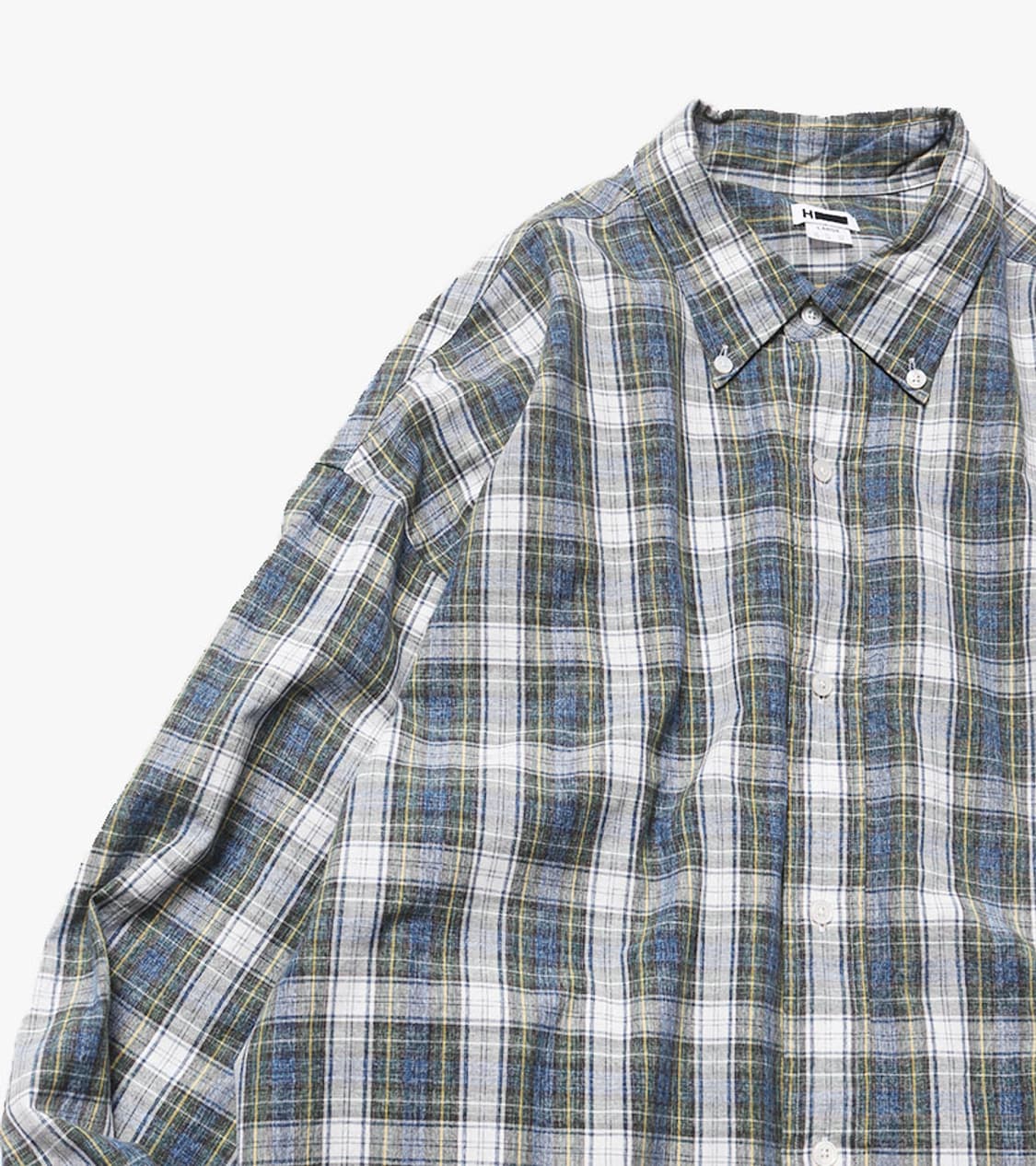 H BEAUTY&YOUTH - GARMENTDYE LONG SHIRT 상품이미지3