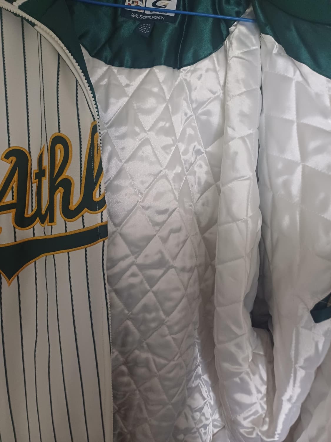 마제스틱 MLB G-III sports 오클랜드 애슬레틱스 야구 점퍼 상품이미지4