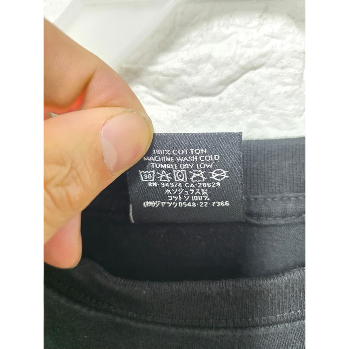스투시 기본 로고 반팔티 블랙 L 상품이미지3