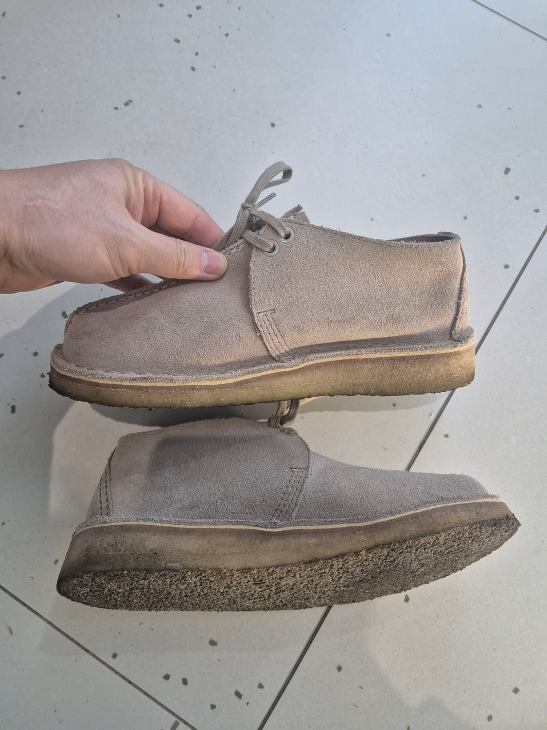 클락스 데저트 샌드 스웨이드 235 상품이미지5