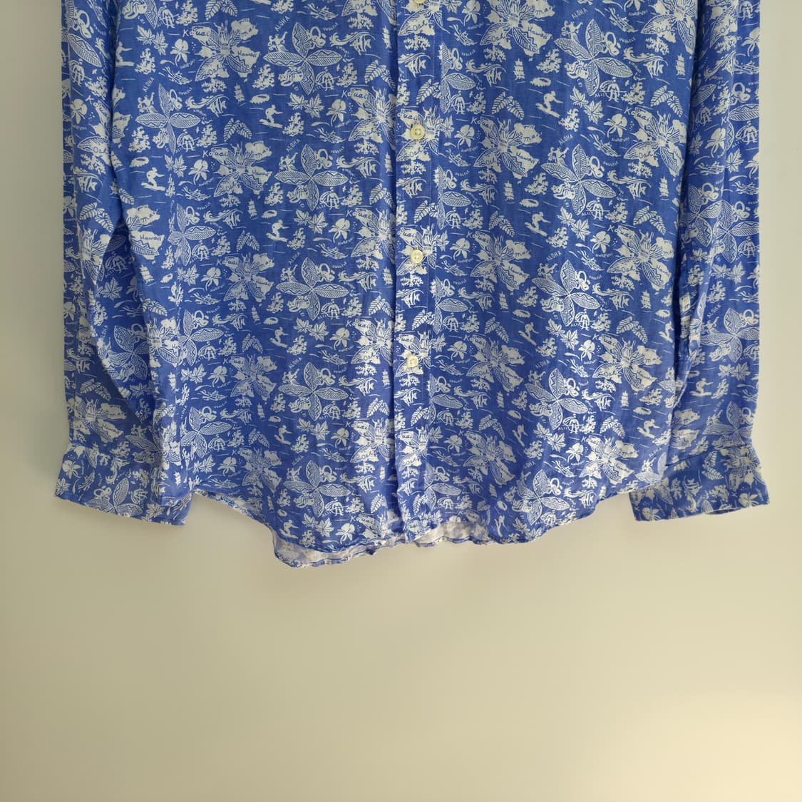 [L] 폴로 랄프로렌 허와이안 린넨 셔츠 상품이미지3