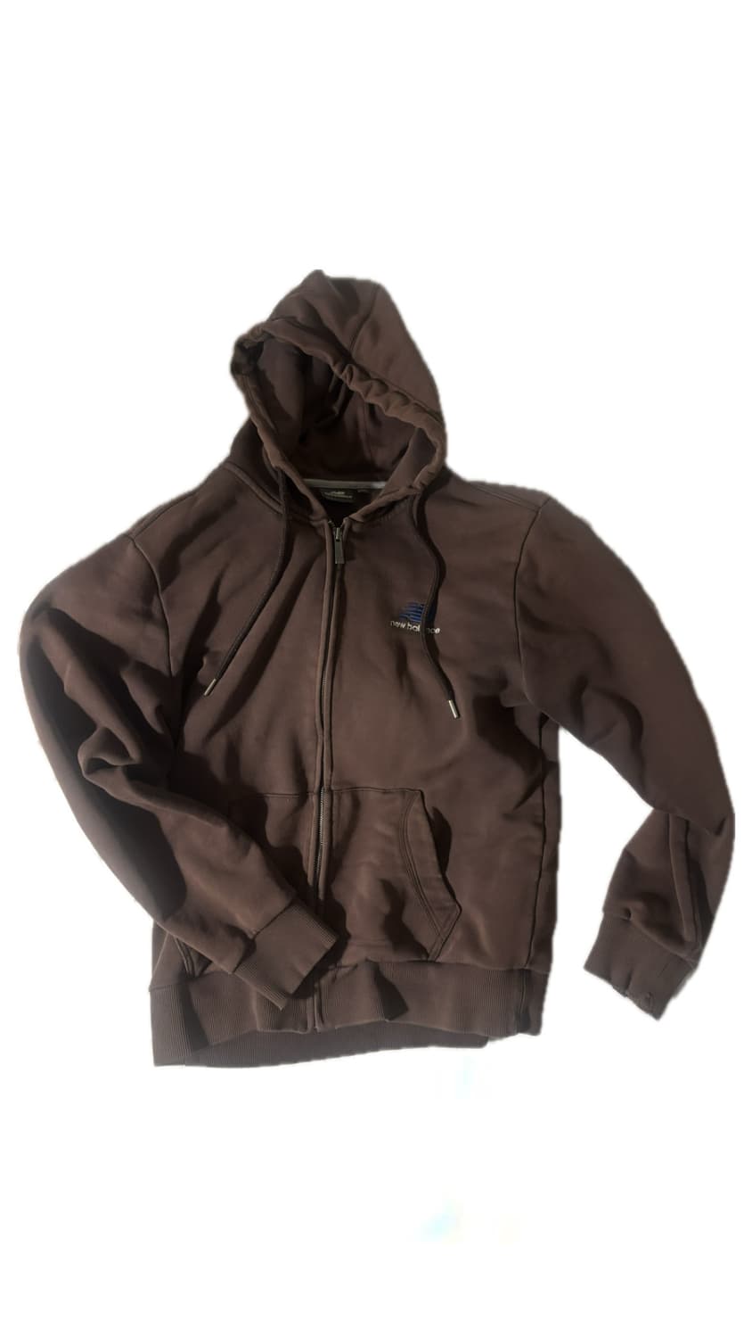 뉴발란스 빈티지 브라운 후드집업 M 상품이미지1