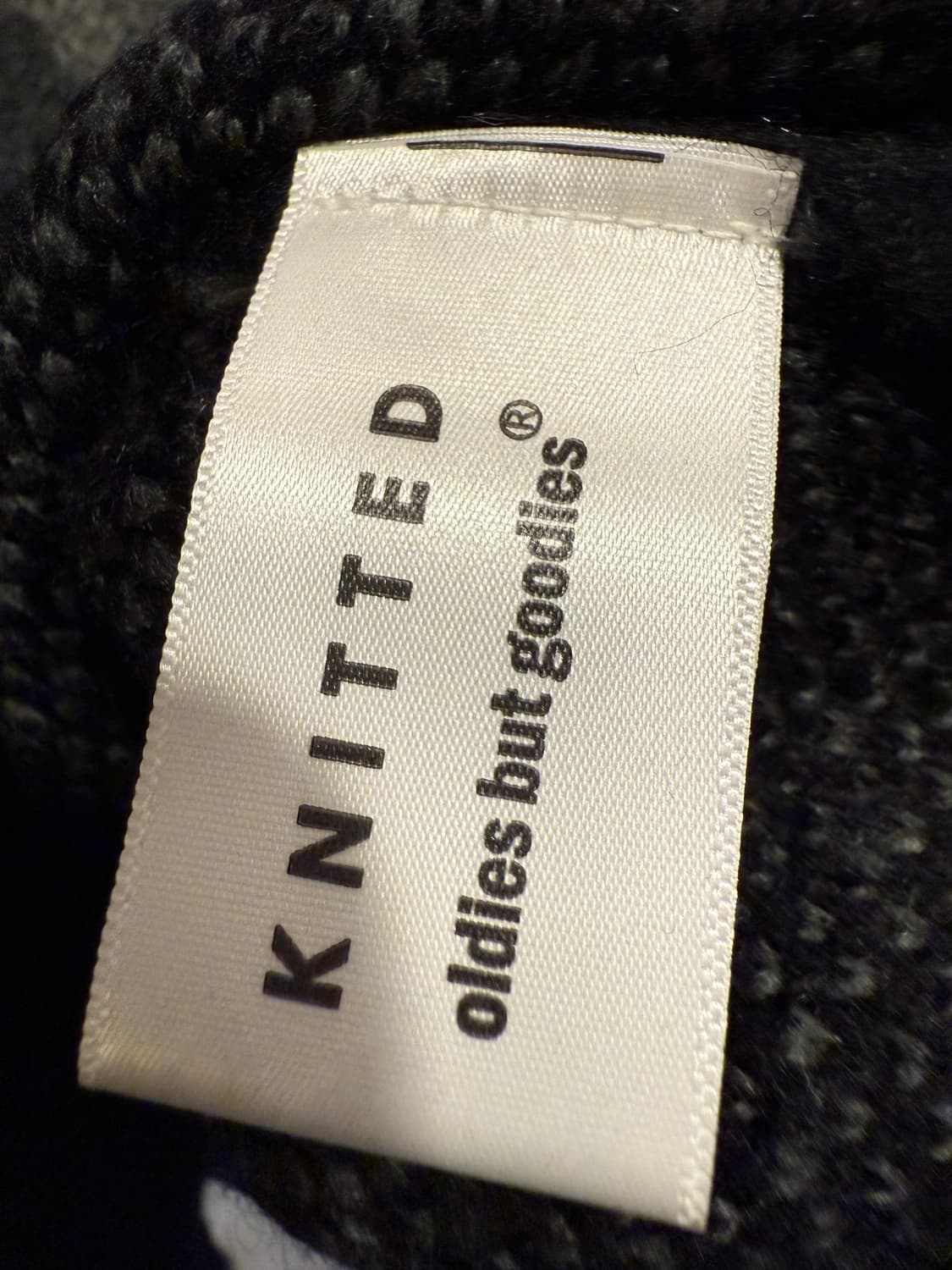 니티드 벌키 브러쉬 아가일 니트 상품이미지3