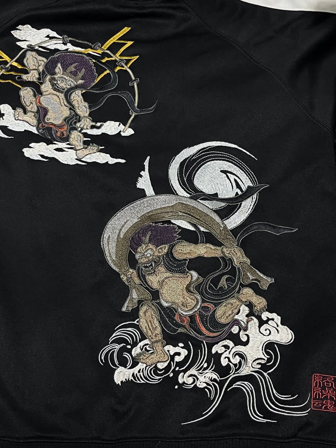 카라쿠리타마시 풍신 자수 져지 L 상품이미지6