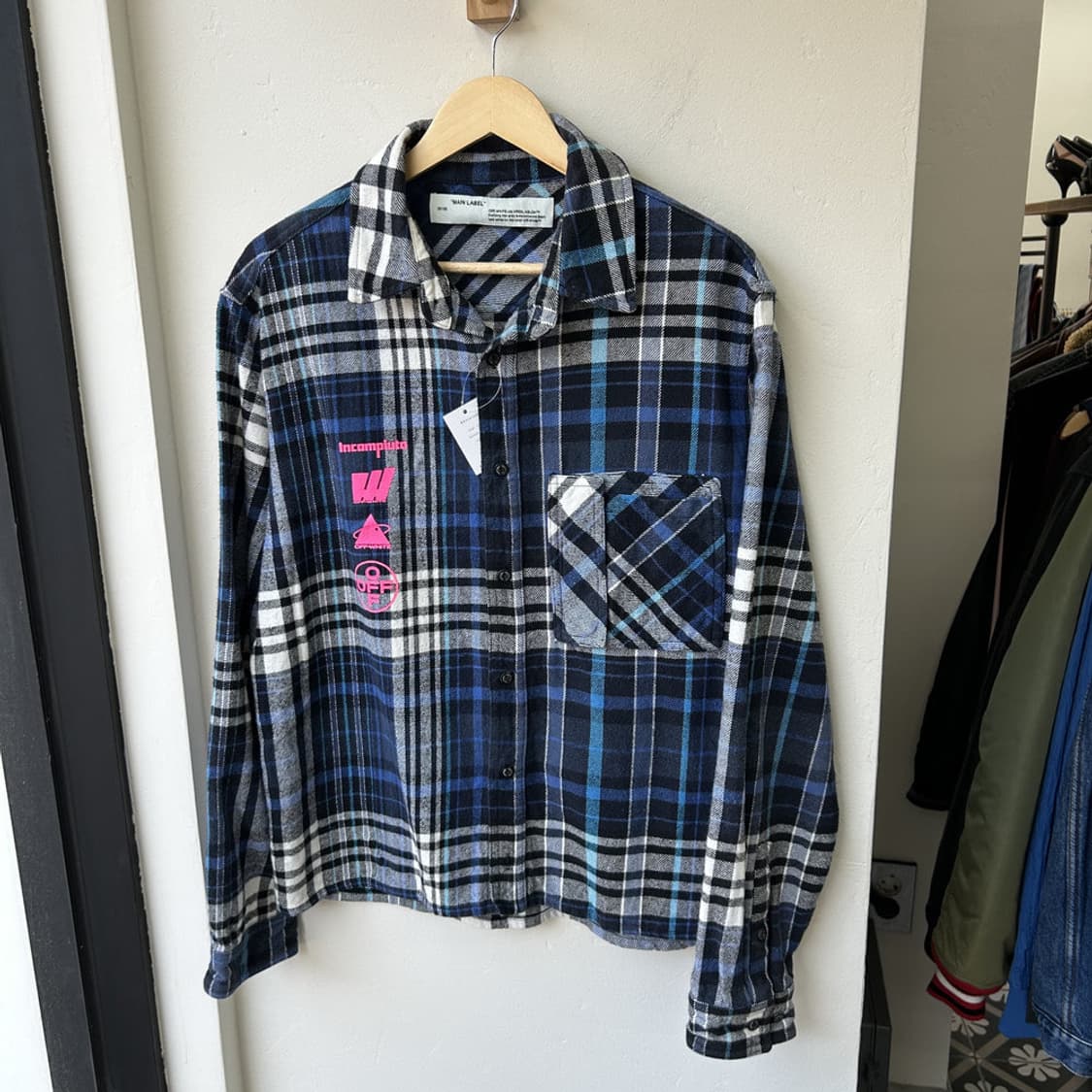 16646 - 오프화이트 마리아나 체크 셔츠 상품이미지2