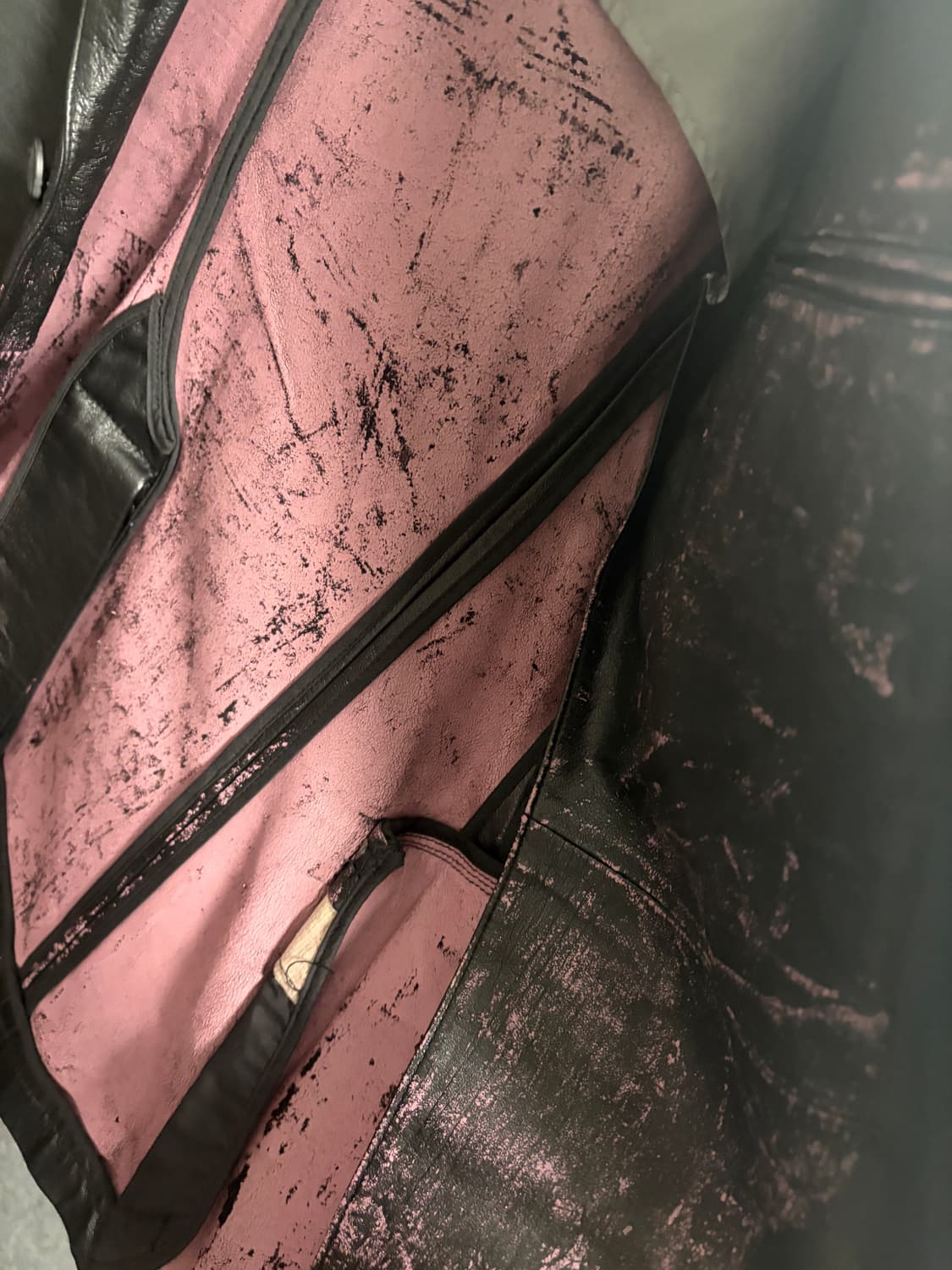 캐서린 햄넷 런던 레더 블레이저 자켓 상품이미지9