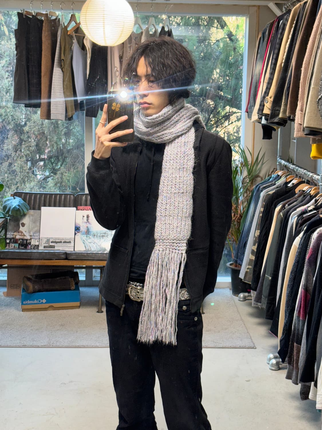 츠모리 치사토 글리터 머플러 상품이미지1