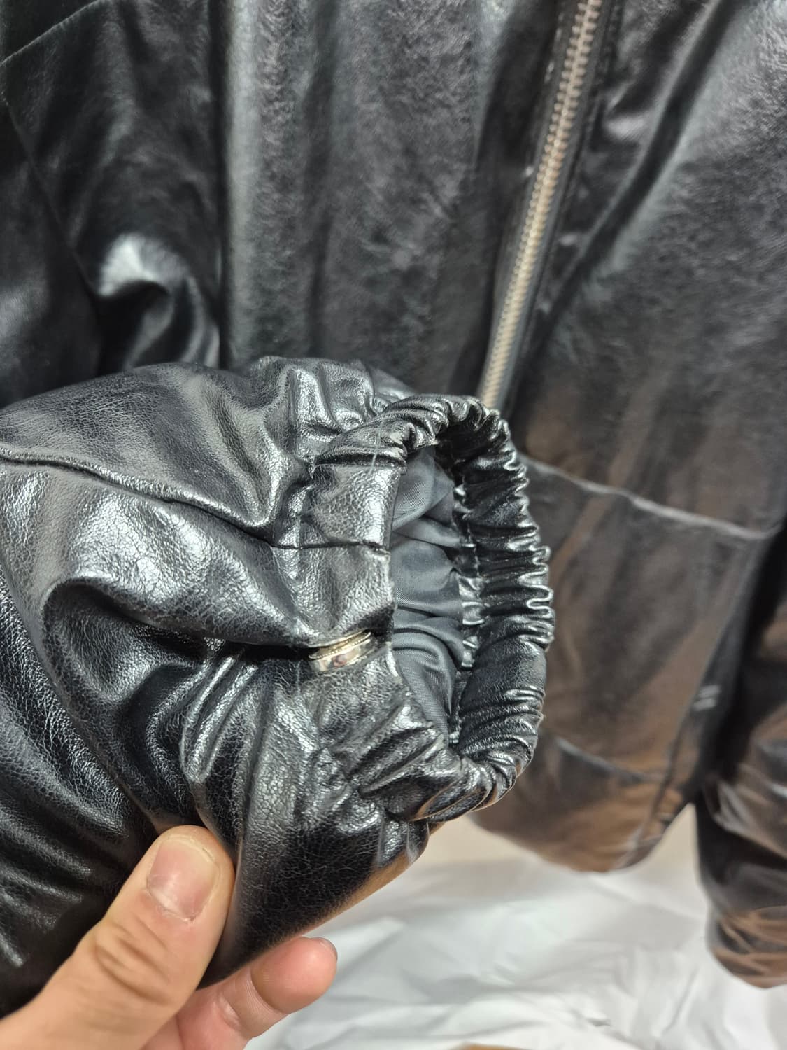 레더 패딩 상품이미지2