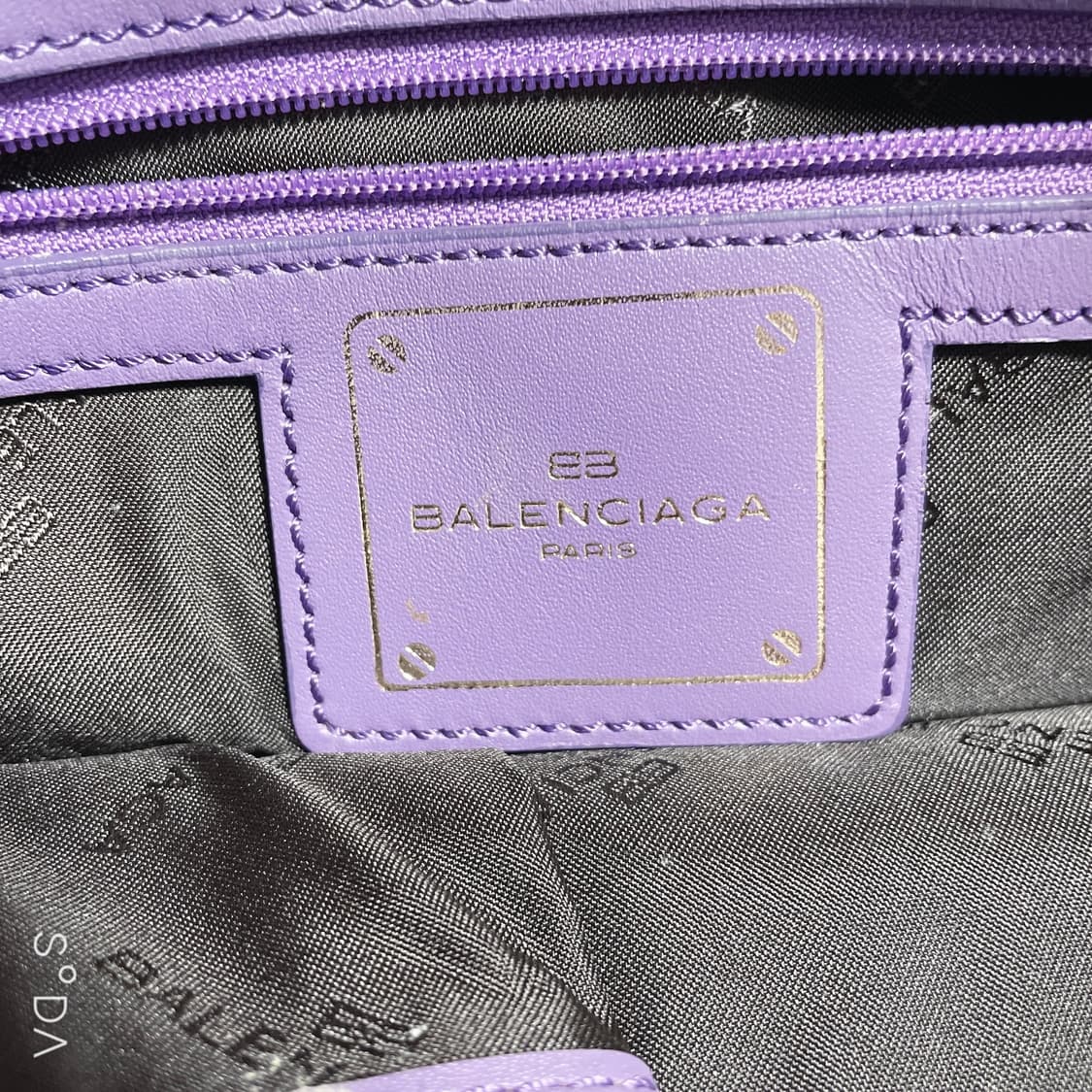 발렌시아가 BB로고   토트백 퍼플 상품이미지8