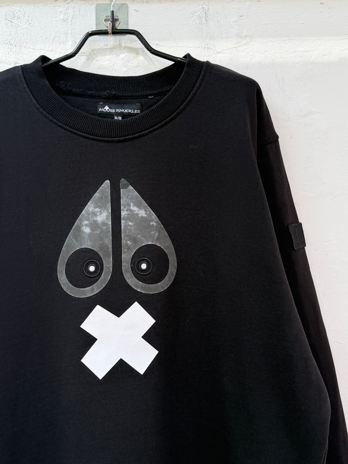 Moose Knuckles 무스너클 블랙 맨투맨 XL 상품이미지3