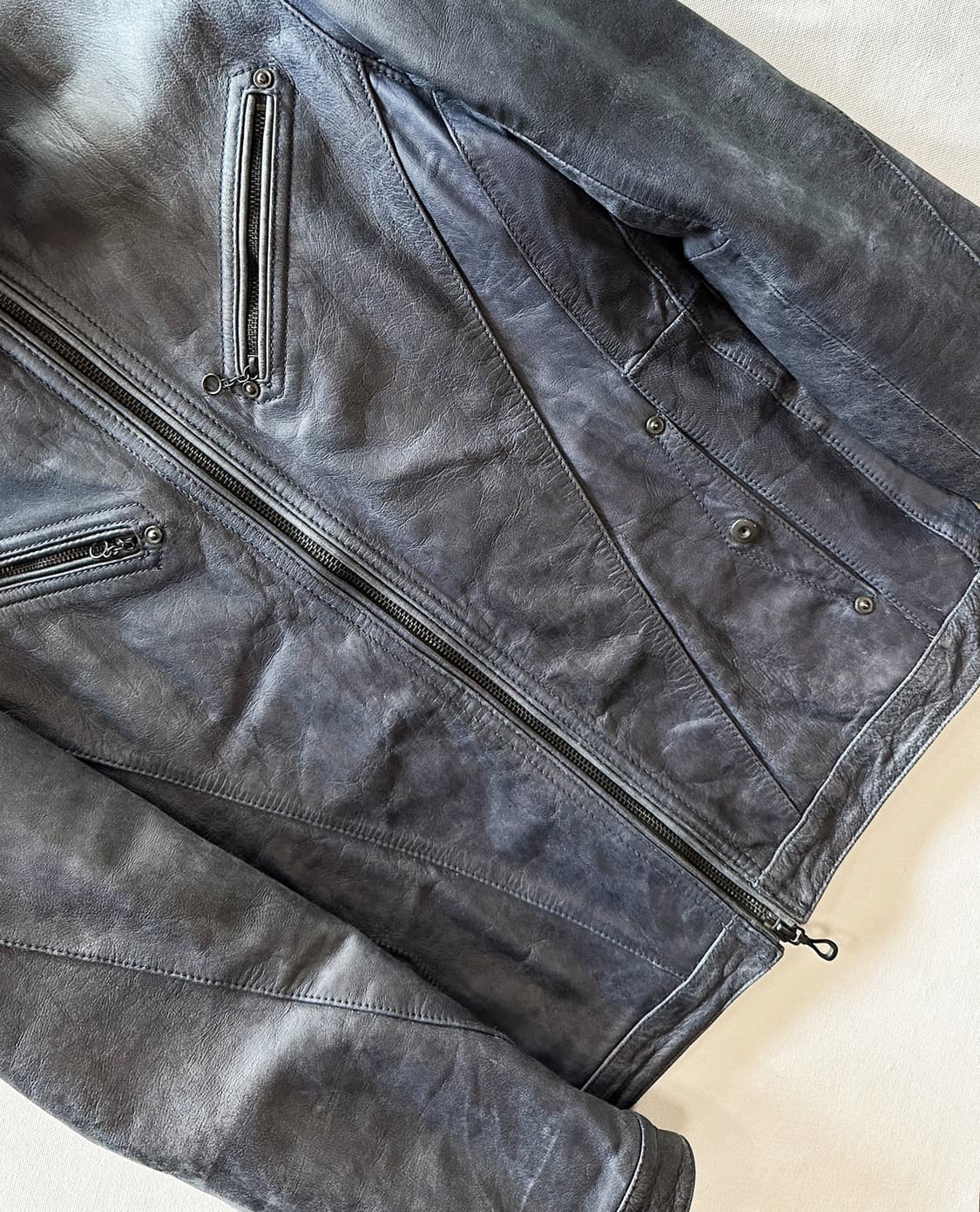 N.C.F.M zip-up leather jacket 상품이미지10