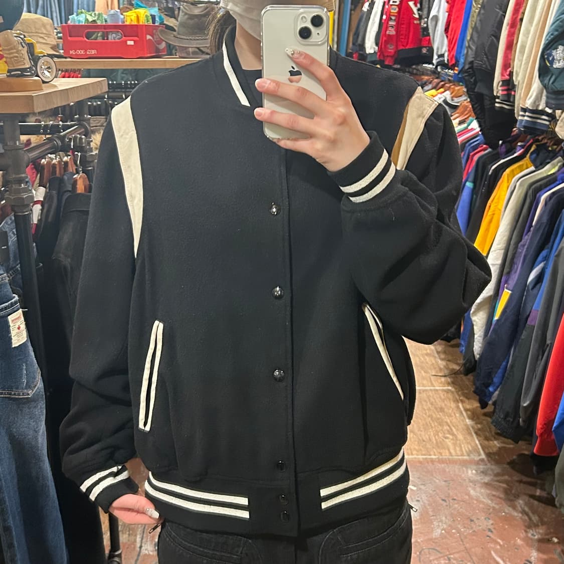 [HI] 드림월드 봄버 자켓 블랙 상품이미지1