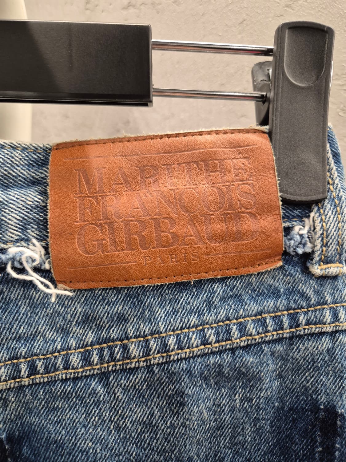 마리떼 프랑소와 저버드 데님 언발 스커트 M 상품이미지4