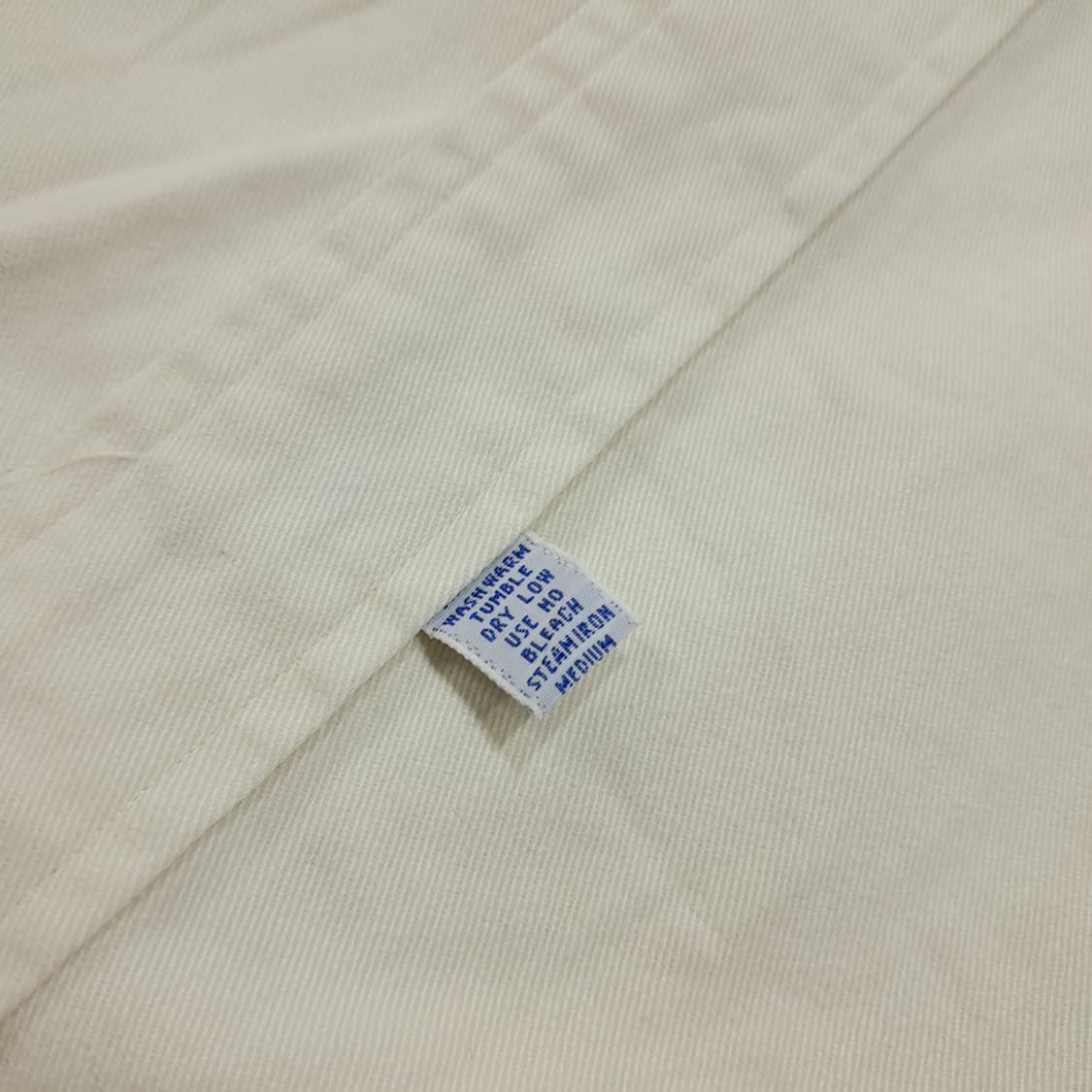 CL925 XL 폴로 90s 싱가포르판 버튼다운 크림화이트 셔츠 남방 상품이미지5