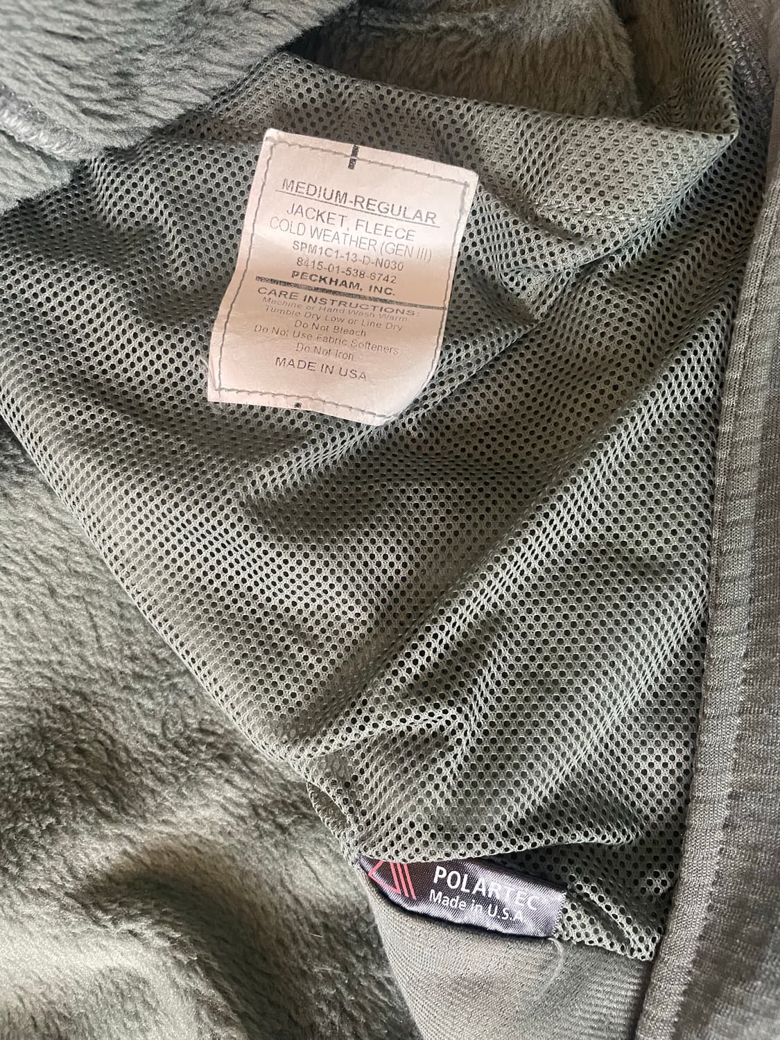 USARMY POLARTEC FLEECE JACKET 후리스 상품이미지3