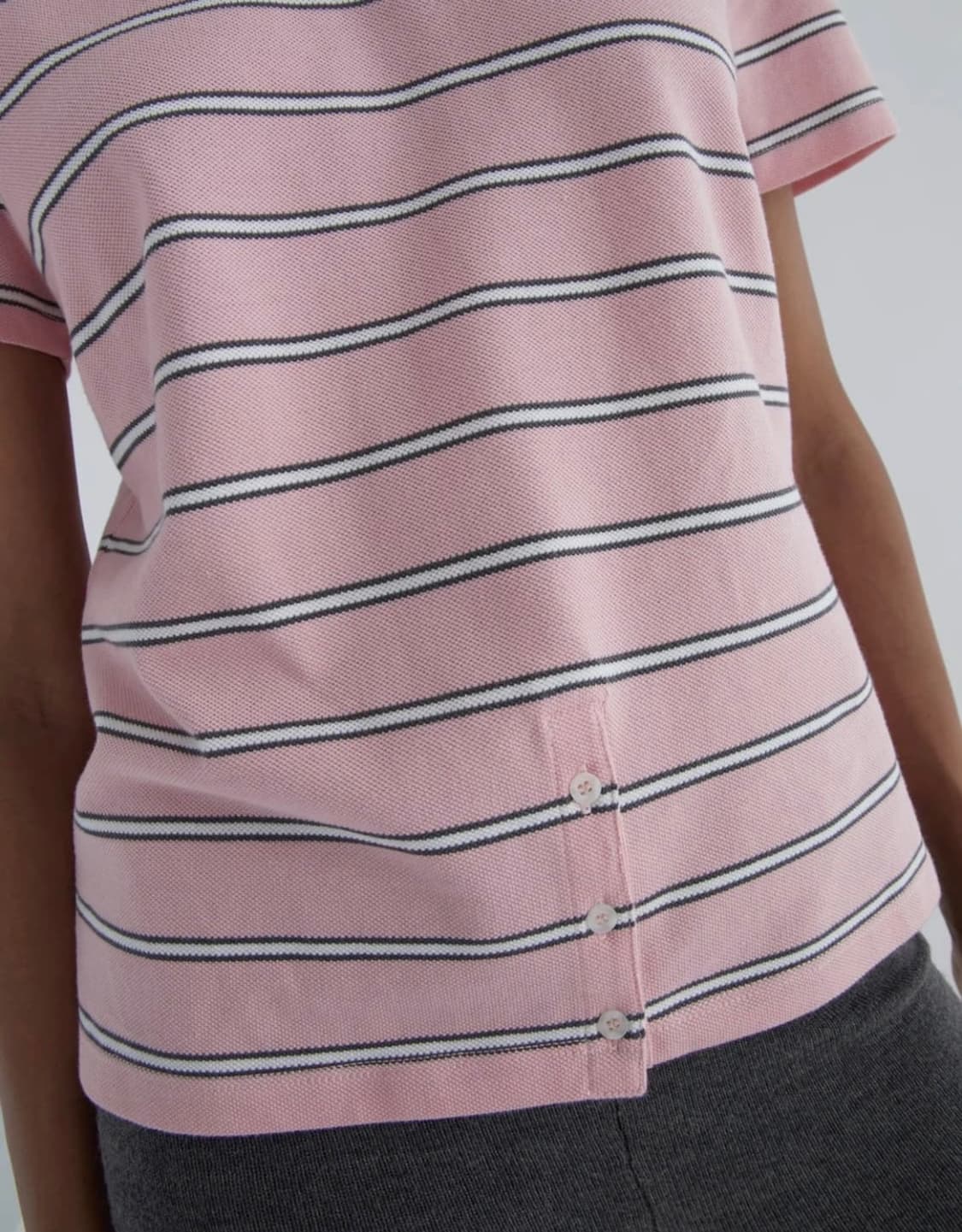 (XS,S,M) 팔로마울 Julieta 스트라이프 폴로/ 핑크 상품이미지6