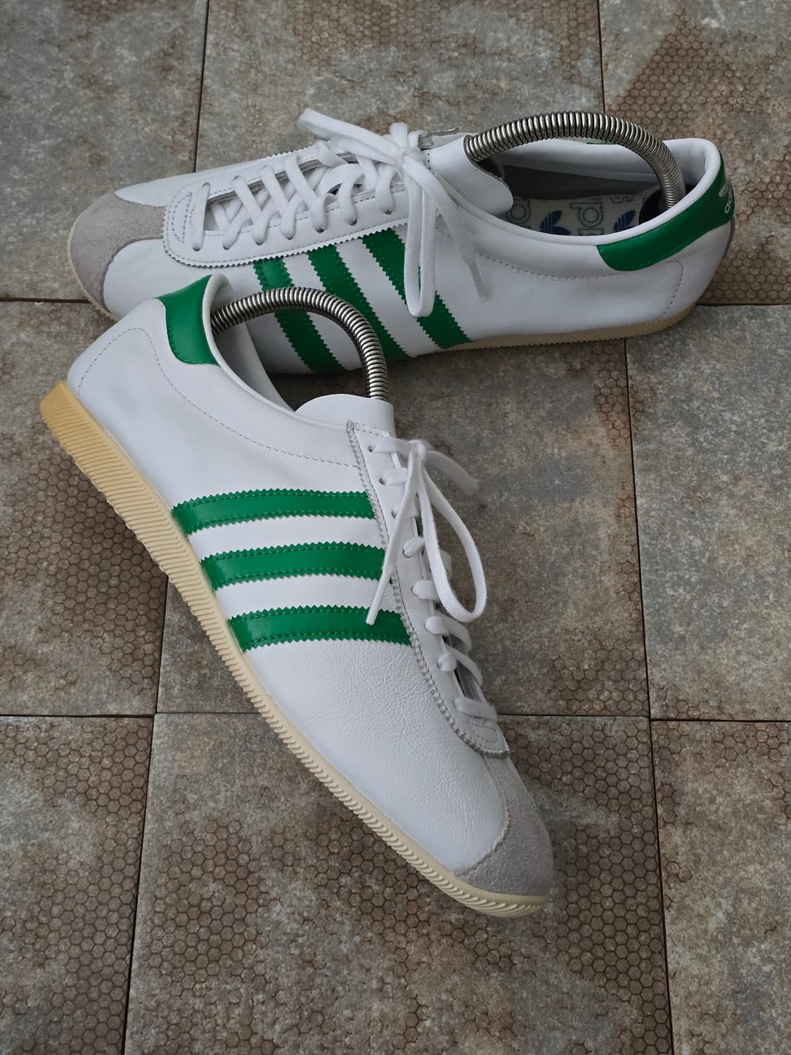 (270)아디다스 오버덥 화이트 그린 상품이미지6