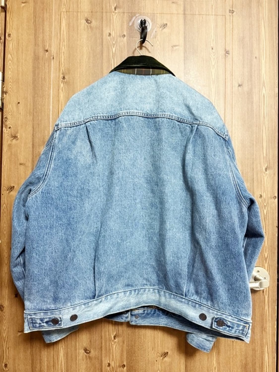 리바이스X바버 타입2 트러커 자켓 빈티지 데님 판매합니다. [L] 상품이미지2