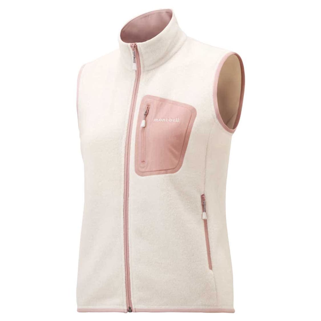 몽벨 후리스 베스트 베이비핑크 상품이미지1