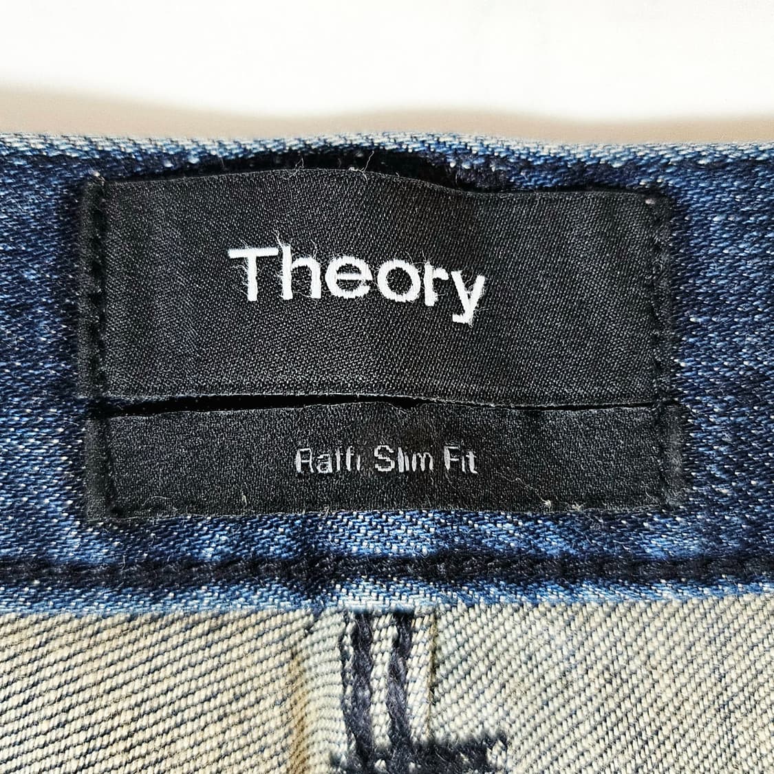 [30][띠어리Theory] 라피 슬림핏 스트레이트 데님 팬츠 다크인디고 상품이미지7