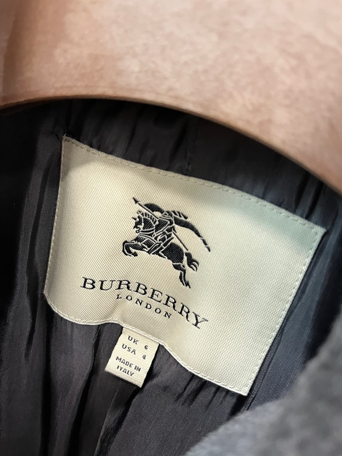 여) 버버리 벨트 캐시미어 코트  상품이미지6