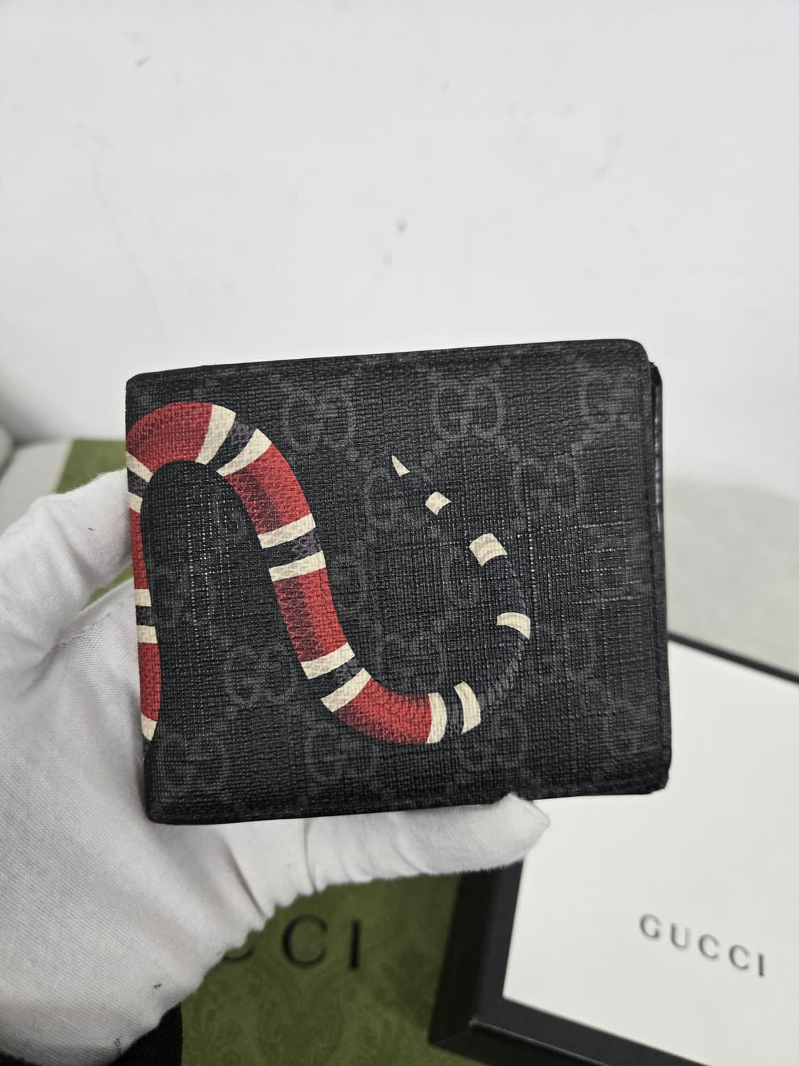 [보증서 정품] 구찌 킹스네이크 반지갑 상품이미지2