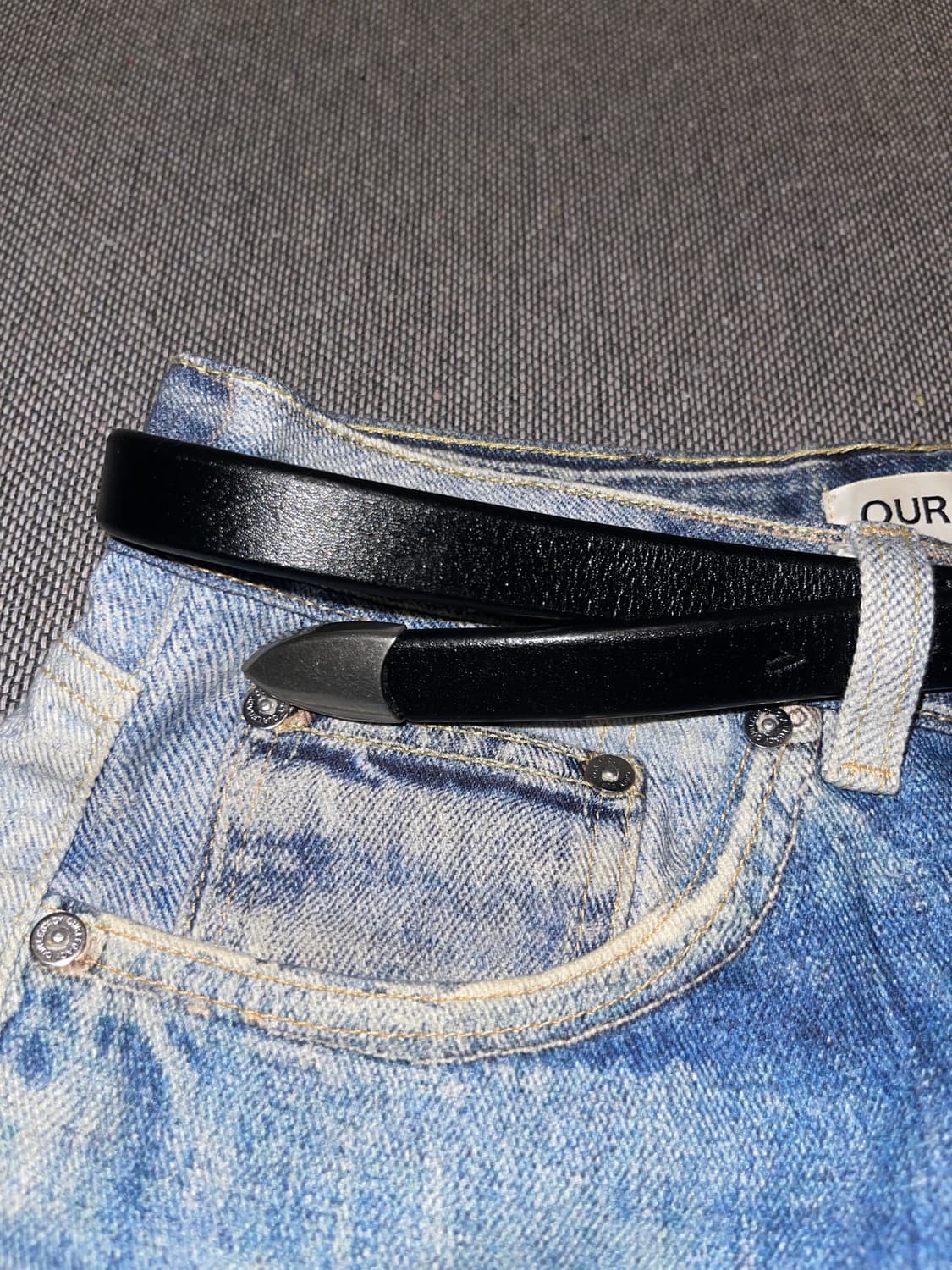 빈티지톤 가죽벨트 2cm 상품이미지7