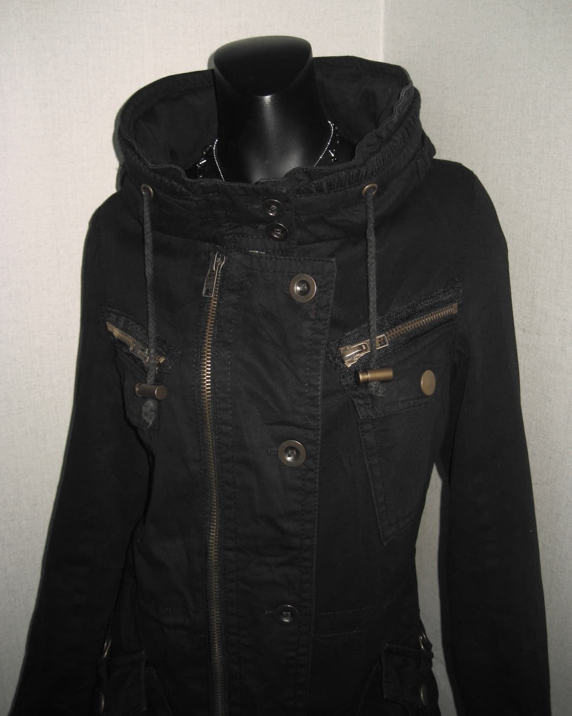 INGNI 잉그니 하이넥 투지퍼 집업 오네갸루 펑크 상품이미지4