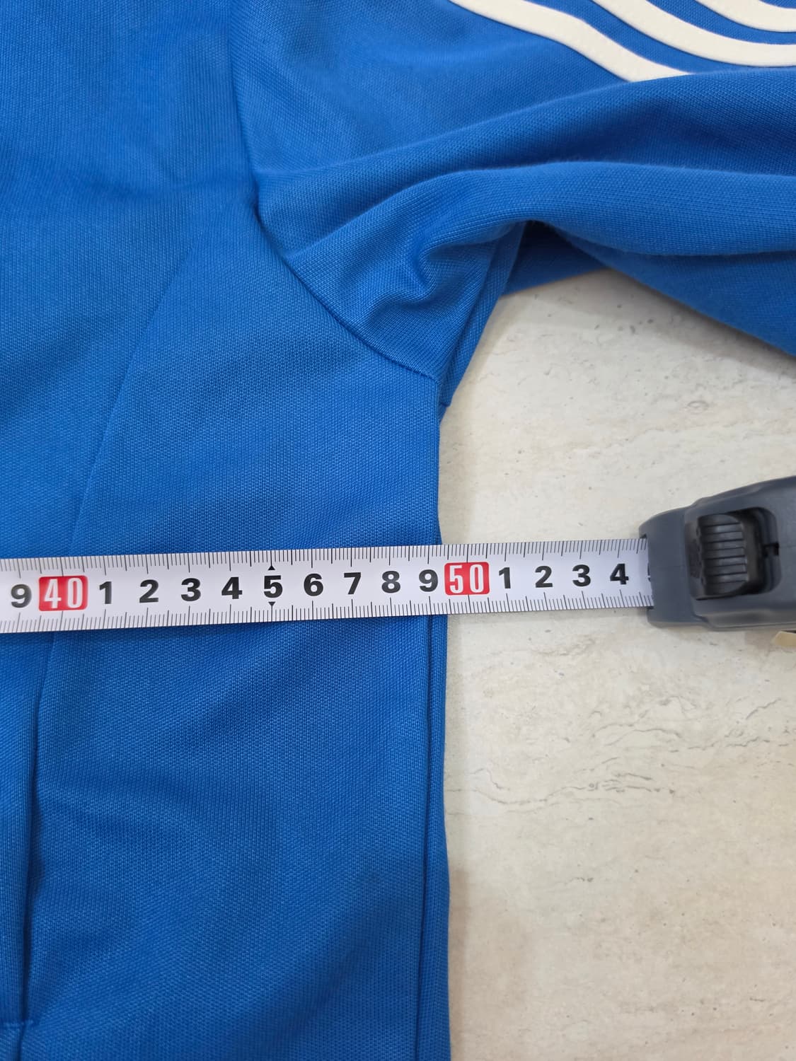 105)아디다스 파이어버드 유로파 트랙탑 블루 져지 집업 상품이미지5